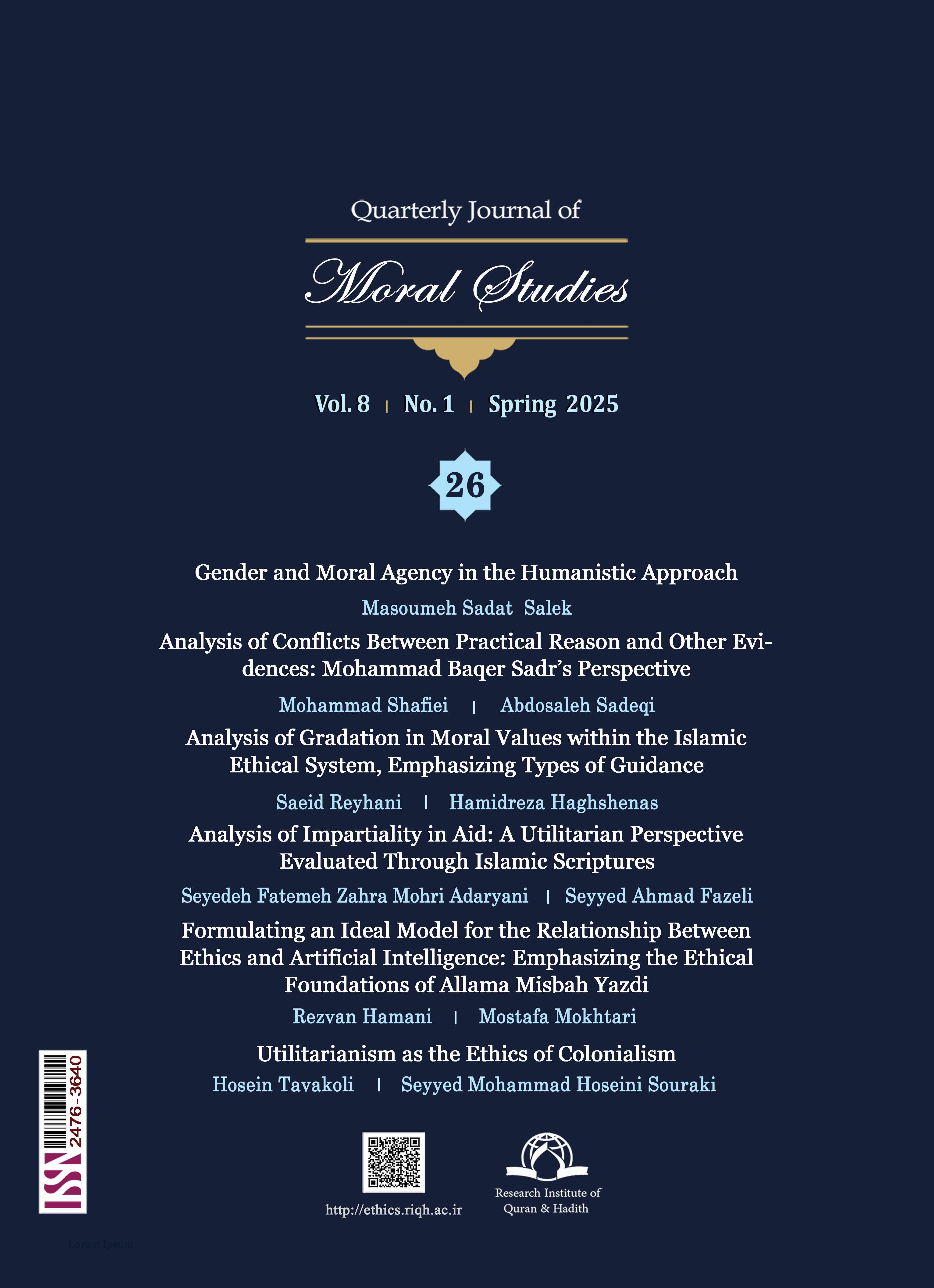 Journal of  Moral Studies